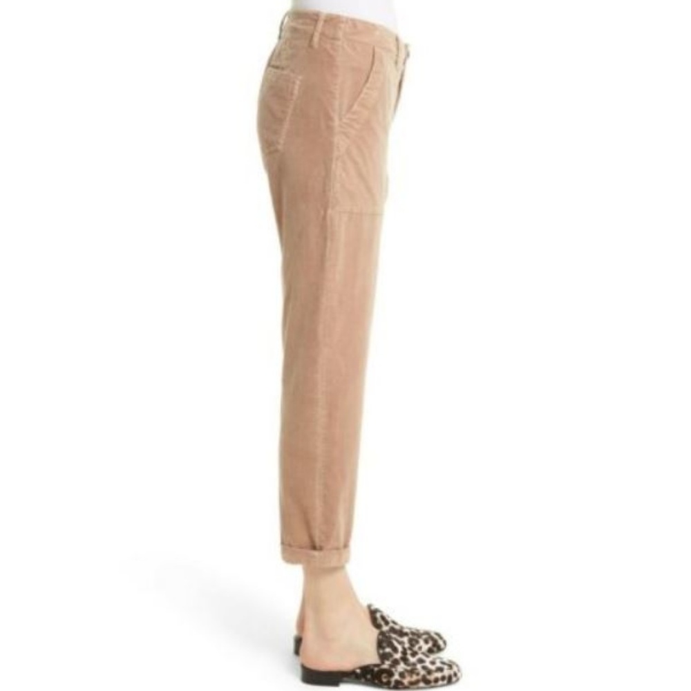 SOLD Joie Textured Painter Crop Cotton Pant Blush - Picture 4 of 6